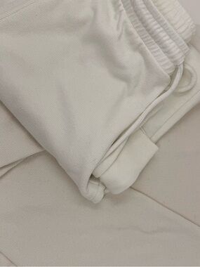 ZARA Cream Ribbed Lounge Set Top M Bottoms S